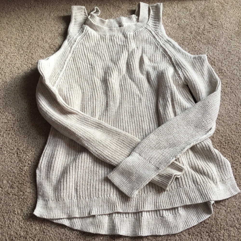 Hollister Cold Shoulder Sweater